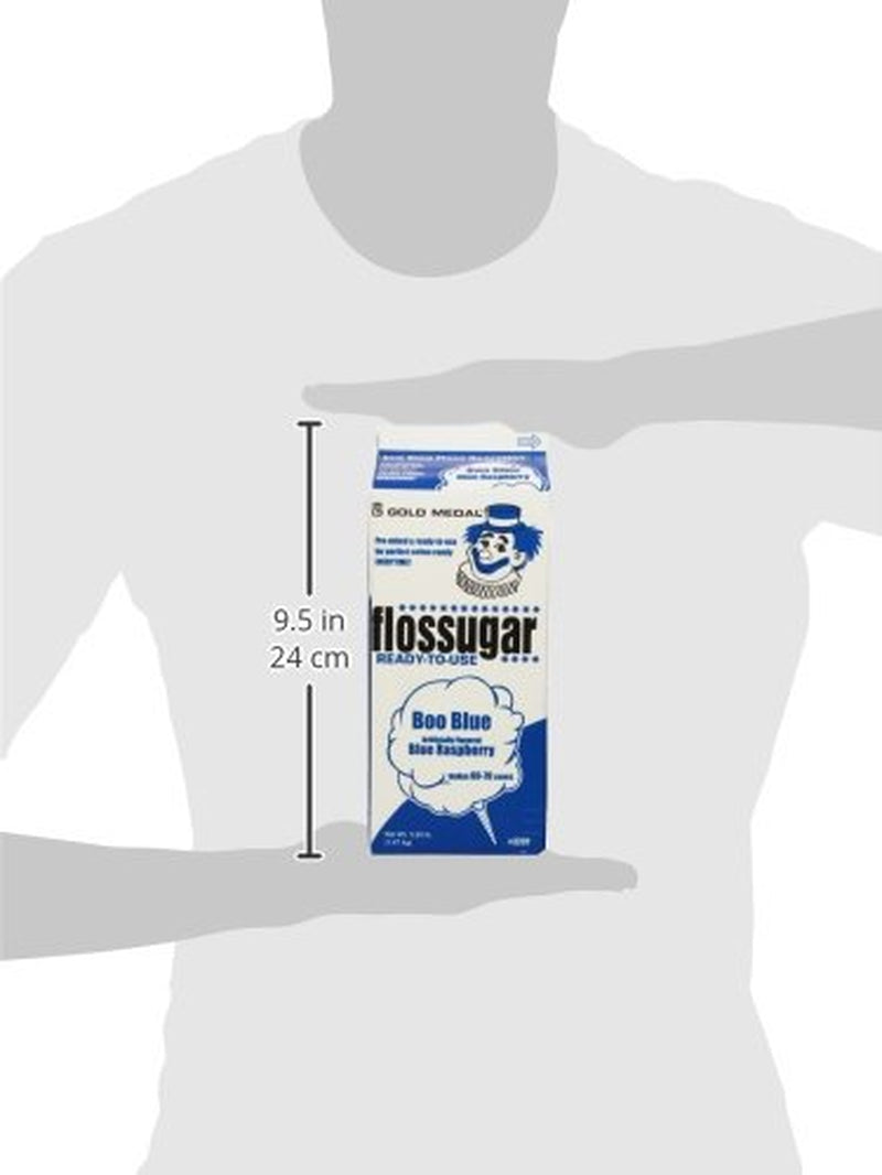 Flossugar-3.25Lbs./52Oz.,Boo-Blue,Blue Raspberry