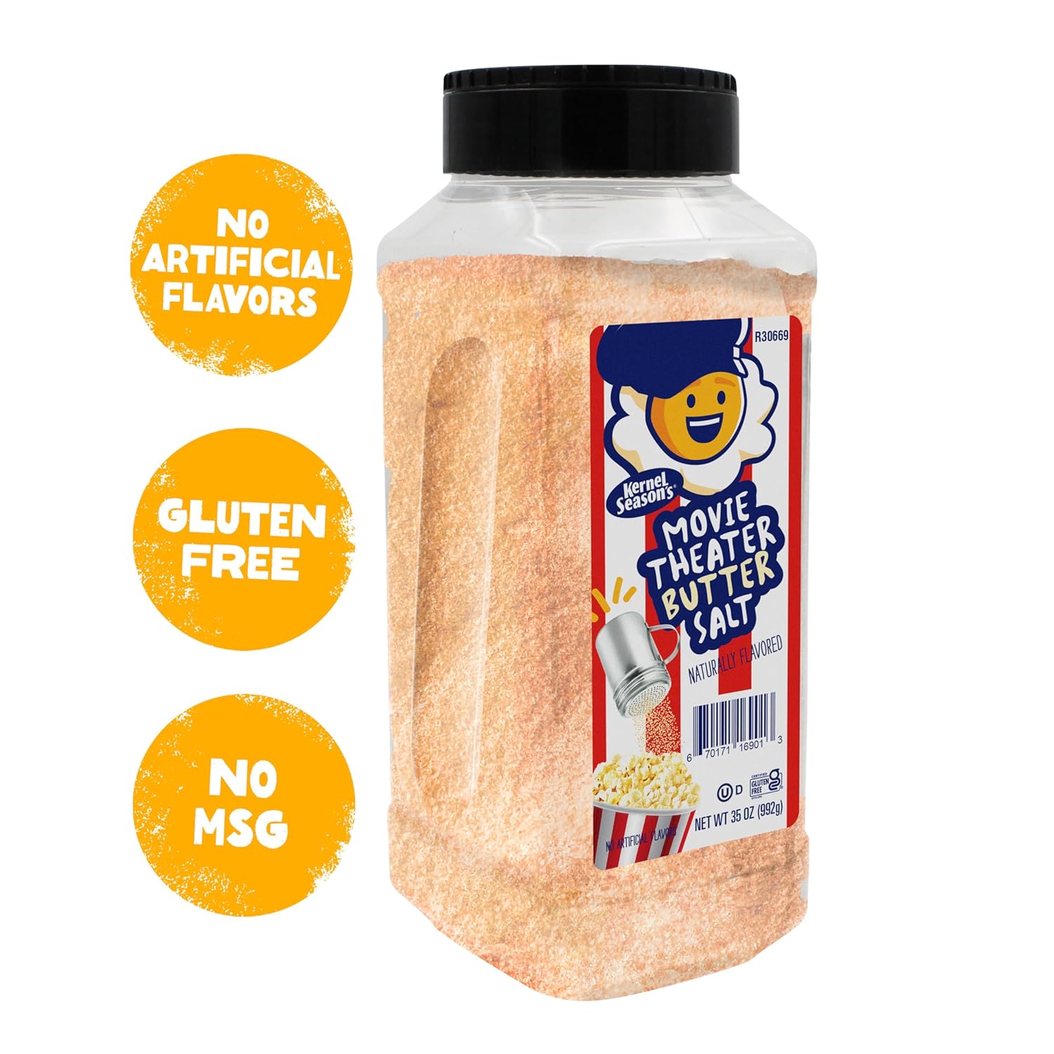 Popcorn Seasoning, Movie Theater Butter Salt, 35 Ounce