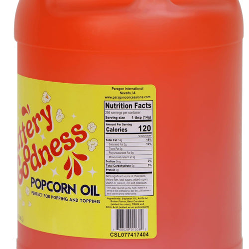 Buttery Goodness Popcorn Oil and Topping - 1 Gallon